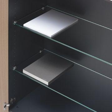 items or office supplies. The drawer is mounted to left or right under the cover panel.