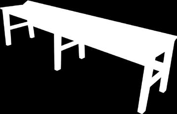 End Table [9] W X D X H 5' Bench [8] 60W X D X 33H