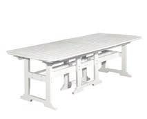 Table panels are available in contrasting