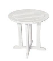 56 57 Product Index Westerly Balcony End Table [7] 24W X D X 26.5H BALCONY / Westport Bistro Table 30" [3] 30W X 30D X 29.5H Westport Bistro Table 36" [4] 36W X 36D X 29.