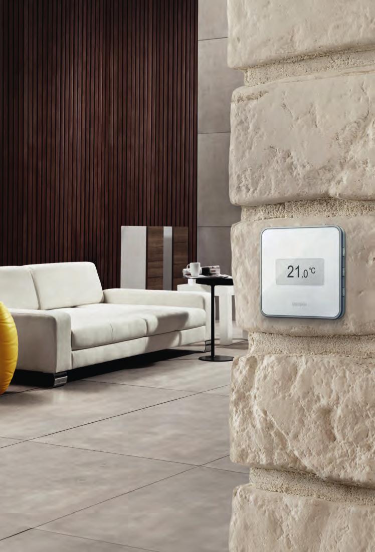 Build on Uponor with Smatrix Style Our new design thermostat with operative temperature sensor