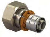 S-Press adapter - swivel nut Made of plated brass, with press sleeve and flat sealing washer. Detachable BSP screw fitting. 16x½ FT 1015270 10 10.94 16x¾ FT 1015274 10 11.83 20x½ FT 1015283 10 12.