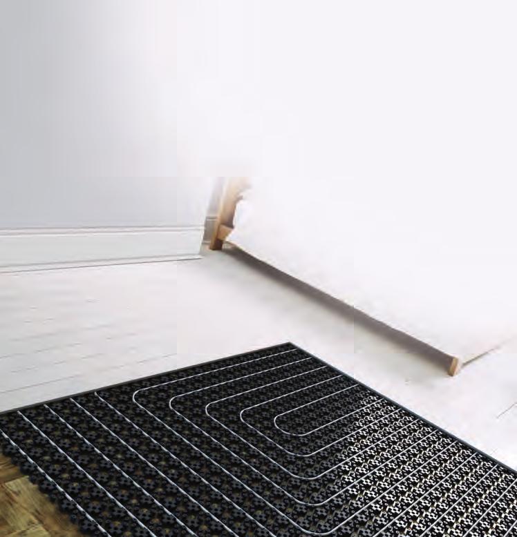 Uponor Minitec Underfloor Heating and Cooling Minitec panel height Your advantages 15mm overall build height Fast and easy to install Bonds directly to