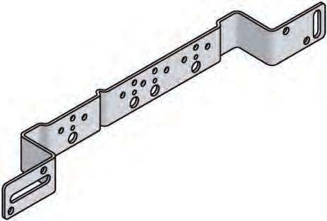 18 Mounting angle For use with Smart End wall elbows.