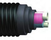 Ecoflex Aqua Single Ecoflex Single pipe PEX, max. 10 bar / 70 C warm water. Use Wipex 10 bar coupling. Sizes 75mm, 90mm and 110mm available on request for large projects.