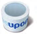 Uponor tape Wide tape for sealed joining of Uponor insulation products.