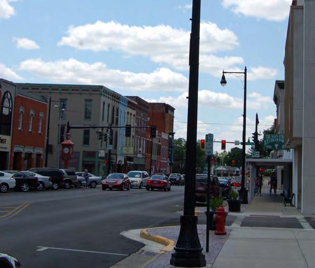 Main Street Downtown Vision The City was awarded a planning grant by ODSA in 2011 to define continued/future phase improvements in the public infrastructure, historic preservation, and business