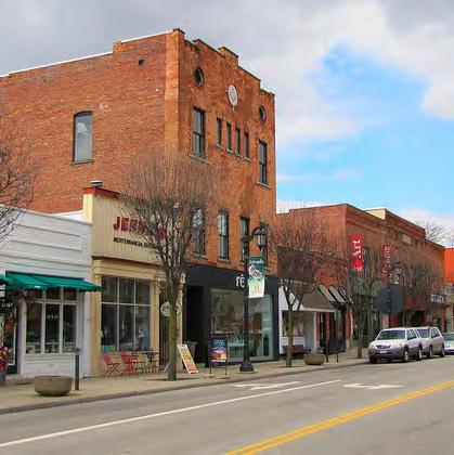 To help maintain its quality urban environment, the City selected Poggemeyer Design Group, Inc. to assist with the development of its first Downtown Plan.