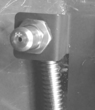 REPLACE BURNER ORIFICE: 1. Remove burner (secured with 2 screws). BURNER ORIFICE 2. Remove existing orifice cap.