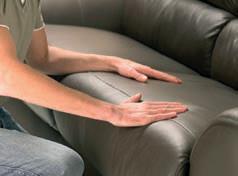 Avoid using the feet as a lever as doing this may lead to damage. Dispose of all packaging carefully and responsibly. Assemble on a soft level surface to avoid damaging the sofa or your floor.