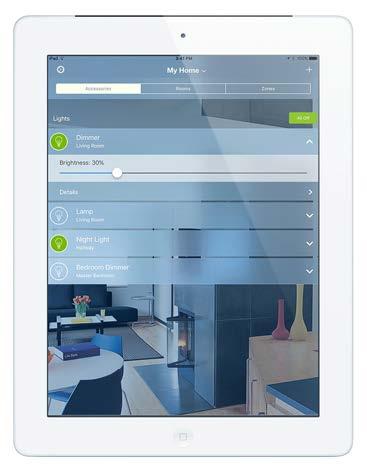 Advanced Lighting Control That s Simple to Use Use Your ipad or iphone to Manage Your Home Apple HomeKit technology