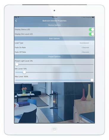 CONTROL ACCESSORIES GROUP INTO ROOMS CUSTOMIZABLE SETTINGS Decora Home app allows control over connected loads along with