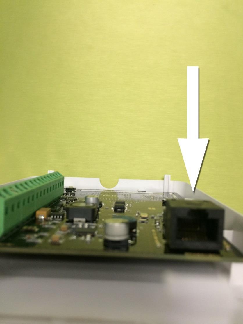 Step 6 (optional): Plug an Ethernet cable (CAT-5 or higher) into the RJ-45 jack on the IPDataTel circuit board and run that cable to an open port on your router. Step 7: Congratulations.