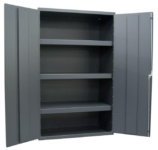 Heavy Duty Shelf Cabinets Heavy Duty All-Welded Steel Cabinets Valley Craft s line of Heavy Duty Cabinets provide superior strength and security for storing a variety of industrial parts and supplies.
