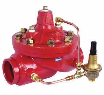 Automatic Control Valves Grooved End 910GF/910AF These ACVs reduce high inlet pressure to a constant, lower outlet pressure across a broad range of flow.