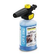 For cars, motorcycles etc. and for applying cleaning products to stone and wood surfaces and façades.