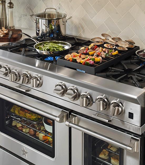 19 Gas vs. Electric Convection You may think electric is a better heat overall. It is drier and more precise for better baking. However, gas is moister for better roasting.
