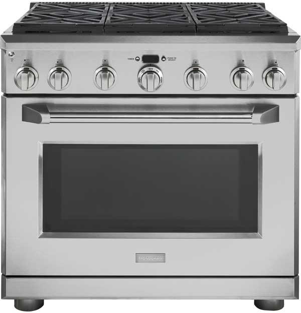GE Monogram 32 GE Monogram is a decent range with high output and low simmer.