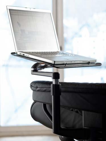 The Stressless Computer table provides a firm, stable workspace.