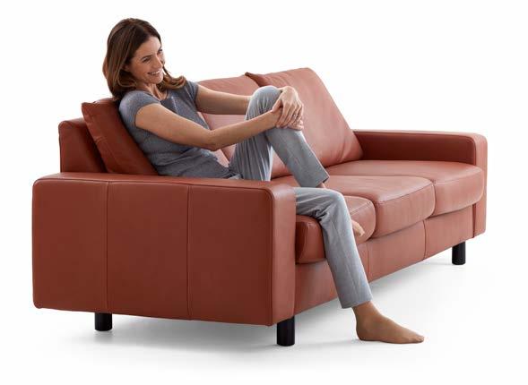 ErgoAdapt system The built-in ErgoAdapt system of the Stressless E200 and E300 allows