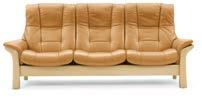 Seat height: 43 Design match: Stressless Reno High back Soft Ottoman (M) Soft Ottoman (L) Chair W: 99 H: 100/110 D: