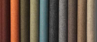 Fabrics Our specially selected fabric collection meets the