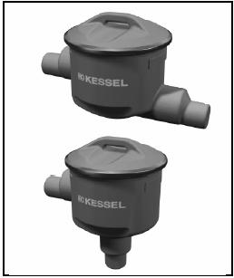 7.1 Sampling chamber DN 100 or DN 150 7. Accessories / Replacement parts KESSEL offers various sampling chambers for installation in frost free rooms or for underground installation.