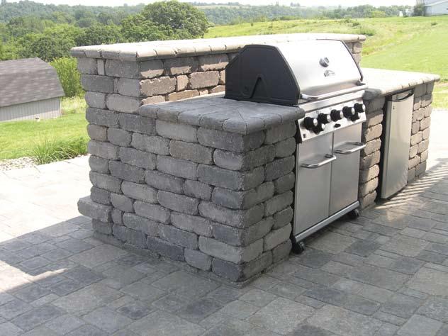 for a courtyard, a handsome outdoor grill
