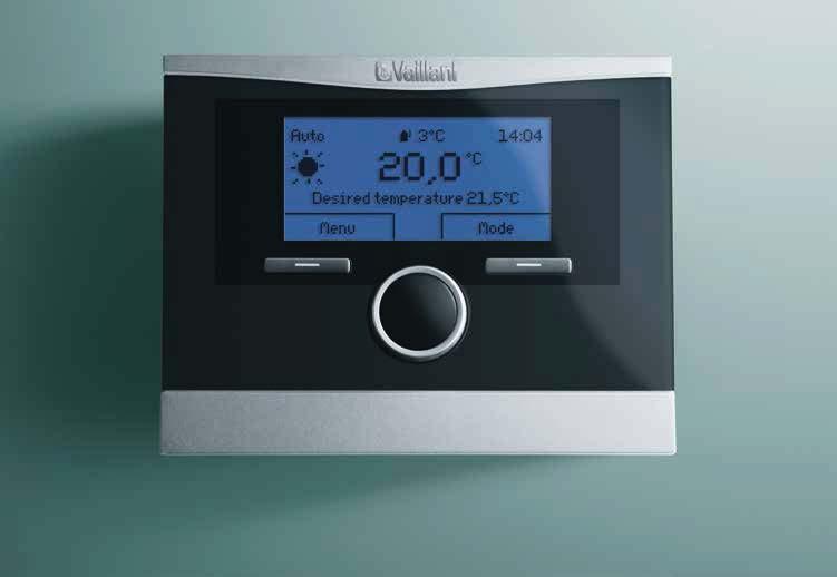 The TECHNICAL Brochure Weather compensating controls VRC 470 and 470f Our intelligent compensating controls give you even more control over your heating system so that you can ensure that it s