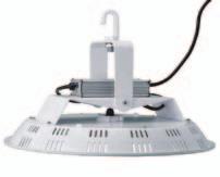 of -40ºF to 113ºF year limited warranty eti Led High Bays 0228161 HB-143-80-MV 0228261* HB-11-80-MV-EM 0228461* HB-11-80-MV 0228361* HB-18-80-MV 022861* HB-277-80-MV Round High Bay (DLC) Compatible