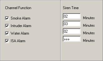 Doepke 5 The Objecs - 5.4 Alarm Sysems 5.4.7 Common Siren 5.4.7 Common Siren Funcion: Combined oupu of ISA, inruder, smoke and waer alarm.