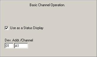5 The Objecs - 5.2 Sandard Objecs 5.2.1 Free Channel ("Blank / Saus Display") Doepke 5.2 Sandard Objecs 5.2.1 Free Channel ("Blank / Saus Display") Funcion: None / saus display.