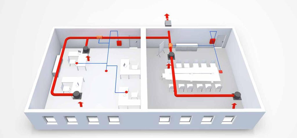 34 AERECO products catalogue VMX SYSTEM DEMAND CONTROLLED VENTILATION FOR NON RESIDENTIAL BUILDINGS An open and functional system The VMX system is an intelligent system which can be fully