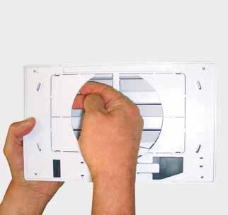 Easy to install: directly replace the old ventilation exhaust units, without modification of the hole. Easy to maintain: no adjustment, simple yearly dusting.