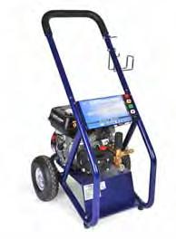 PETROL POWER High pressure cleaners with petrol engine are distingushed by their high mobility as they