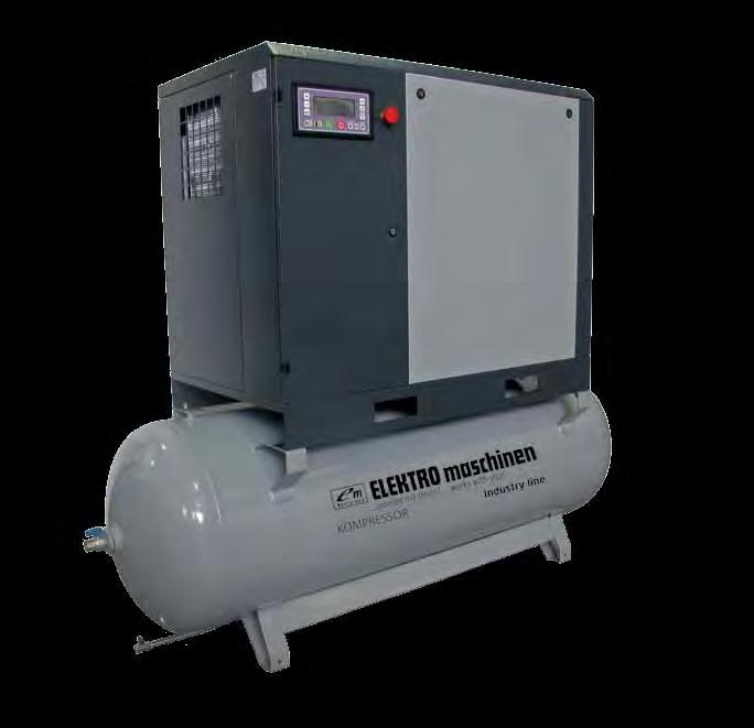 SCREW COMPRESSORS INDUSTRY LINE Kompakt series III Screw compressors from this range are small compressed air stations.