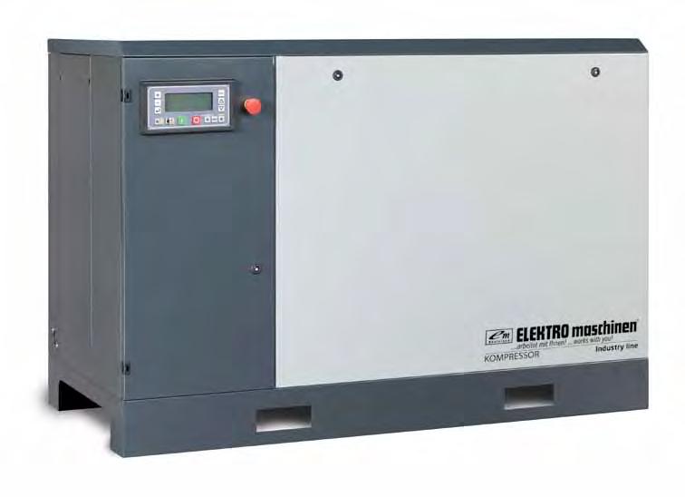 SCREW COMPRESSORS ES SERIE III The compressors from this range are self standing with air flows of over 3 m 3 /min.