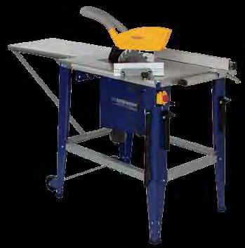 WOODWORKING MACHINES TABLE SAW Elektro Maschinen table saws are ideal for sawing beams, boards, sheets and wood-like materials in the workshop.