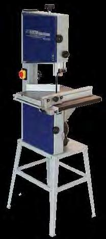 All of our band saws are equipped with precision three-pulley guides, have sturdy, low-vibration black cast iron tables and high quality length stops that enable clean and precise working, whatever