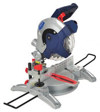 MSEm 1302 L Mitre saw MSEm 1302 L is equipped with: Integrated laser Copper wire motor Carbide tipped saw blade (24 teeth) Die-cast aluminium work bench Turn table with precise angular