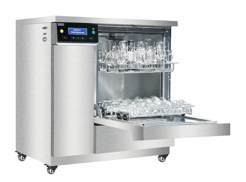 GW-100 glassware washer used a circulation pump which rate can be 0~400L/min, it can be variable frequency soft start,