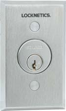 Keyswitch Access Devices 650 Series Keyswitches Patent #: 6689972 Magnetic Spring Design provides ultimate installation flexibility Available in six architectural finishes 5AMP@250VAC, dual voltage,