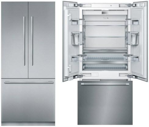 Thermador / Bosch / Gaggenau 35 These three brands are part of the BSH appliance group. Thermador has the most variety with columns and the only French door integrated at 36 wide.