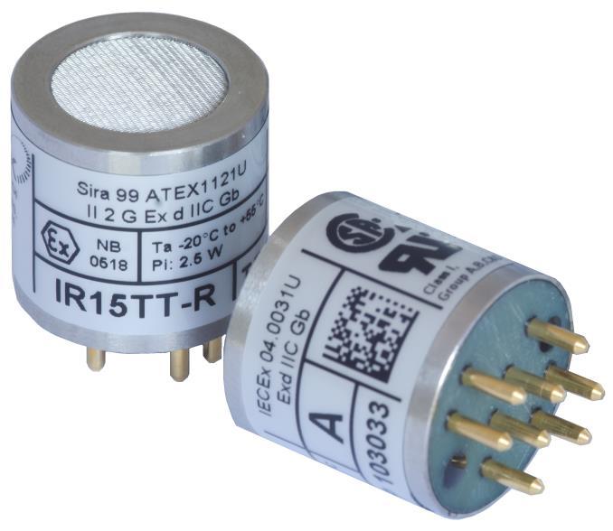 o. IR15 Dual Gas Series Datasheet Infrared Dual Gas Sensor for Hazardous Environments (Portable and Fixed Systems) The SGX infrared sensors use the proven Non-Dispersive Infrared (NDIR) principle to