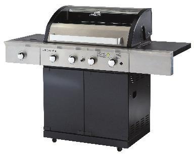 COOKING SURFACE 960mm 480mm 320mm Grill 320mm Grill 320mm Hotplate Deluxe Side Burner and Internal Lights SPECIALIST DELUXE SERIES II 6 BURNER BBQ BQ8362 SPECIALIST DELUXE SERIES II 4 BURNER BBQ