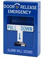 EMERGENCY PULL STATION The SDC 492 Emergency Door Release Pull Station provides immediate unlocking of perimeter doors or interior doors that are equipped with fail-safe electric locks.