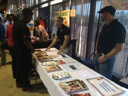 Students and parents were given information on colleges that offer degrees in fire protection and career opportunities available upon graduation. Over 6,000 students were in attendance.