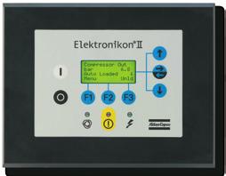 The Elektronikon control algorithm ensures that the system pressure is kept within a very narrow pressure band.