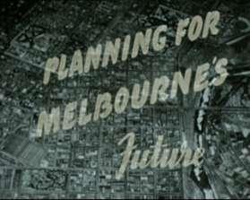 Melbourne planning 1954 1st comprehensive