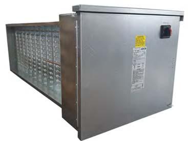 Custom Duct Heaters Duct Heaters for Wet, Dusty and Corrosive Areas Indeeco offers a wide selection of custom built electric duct heater designs for outdoor, wet, dusty, and corrosive areas.